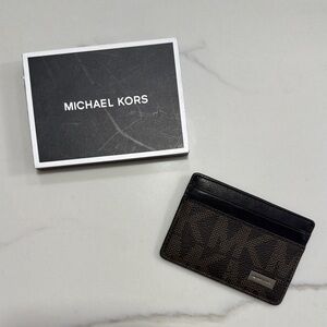 Michael Kors Men's Black Card Holder